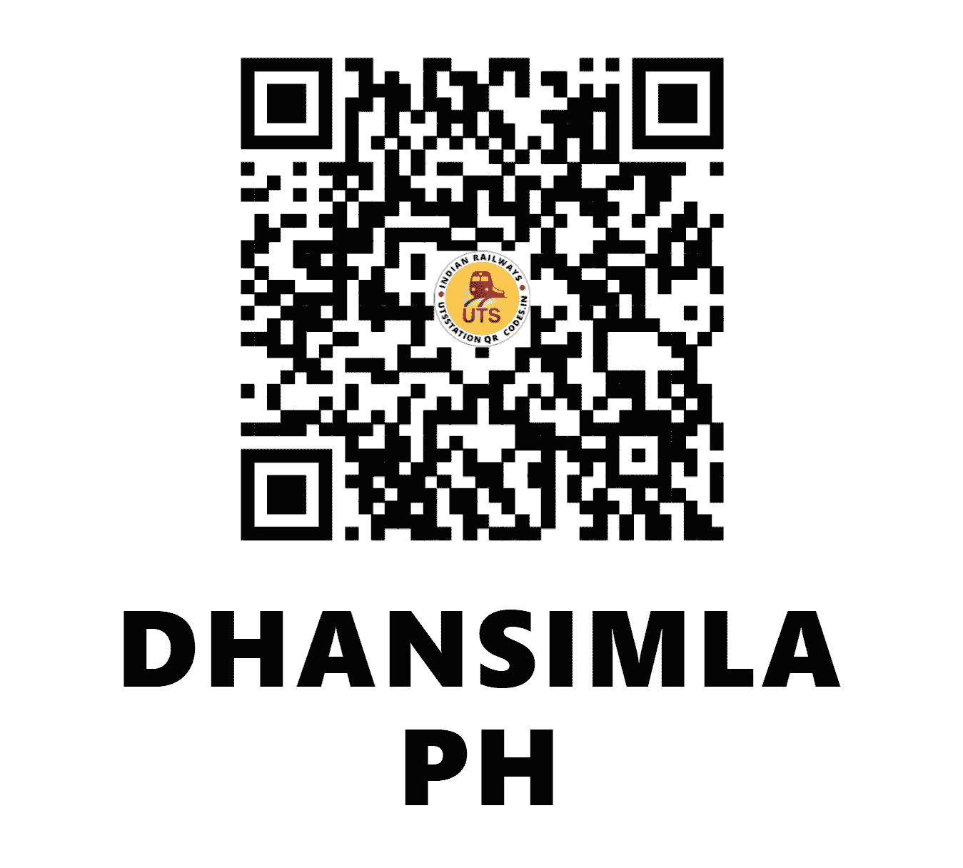 UTS QR Code for DHANSIMLA PH - DIM - SE (WEST BENGAL)